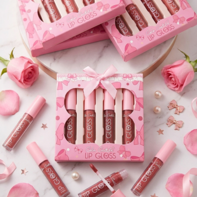 Color Castle lip gloss set features four matte liquid lipsticks